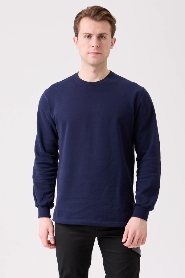 Galanthus Sweatshirt Bisiklet Yaka XL - Lacivert