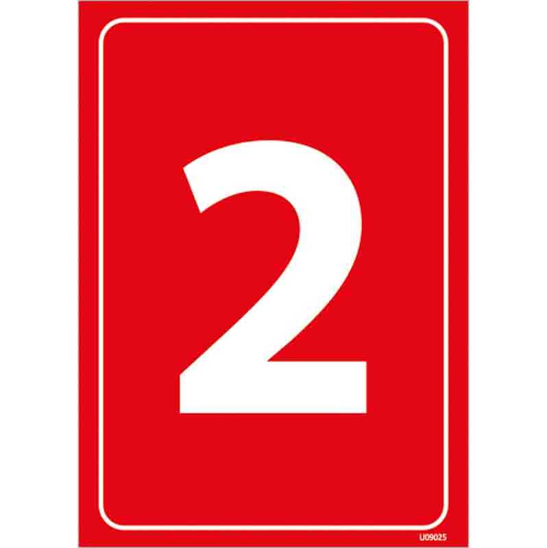 2 Rakamı Depolama Levhası