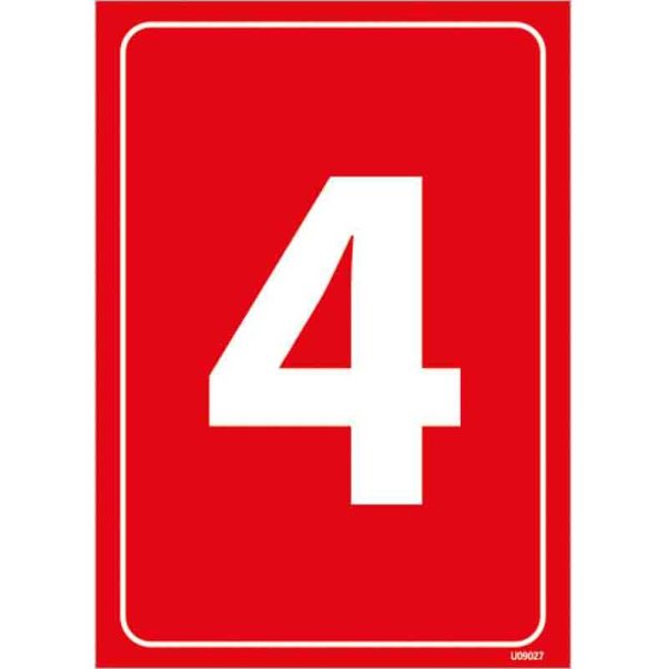 4 Rakamı Depolama Levhası