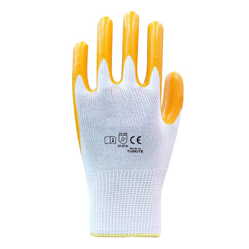 By Eli Nitril İş Eldiveni No:10 XL P12 Sarı
