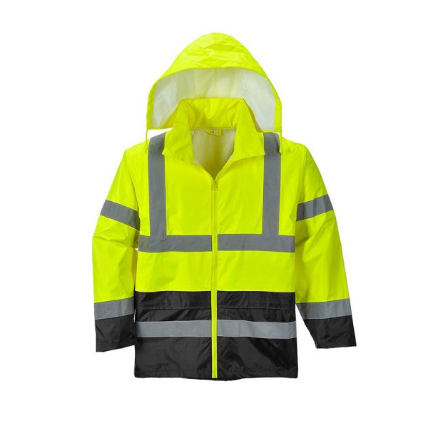 Reflektörlü ve Kontrast Renkli Yağmurluk L GYM-002