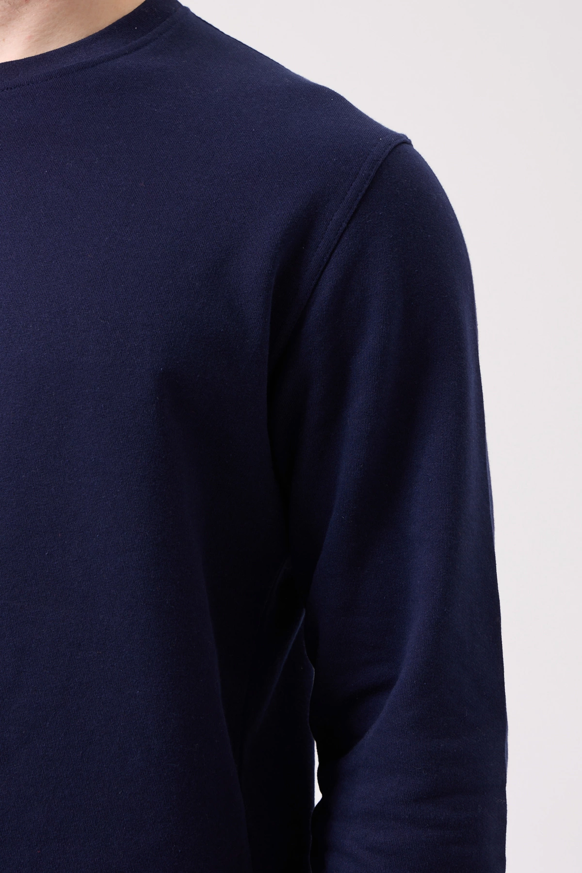 Galanthus Sweatshirt Bisiklet Yaka M - Lacivert
