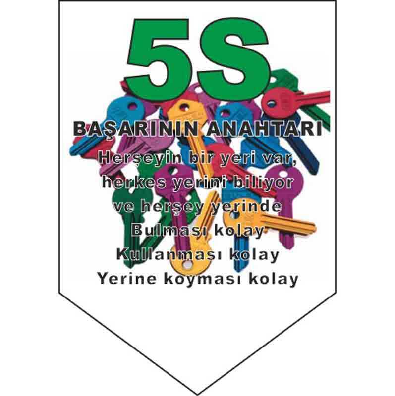 5S Başarının Anahtarı Kılıç Flama