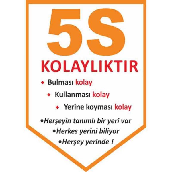 5S Kolaylıktır Kılıç Flama