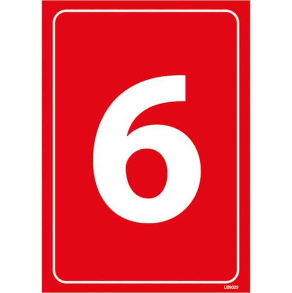 6 Rakamı Depolama Levhası