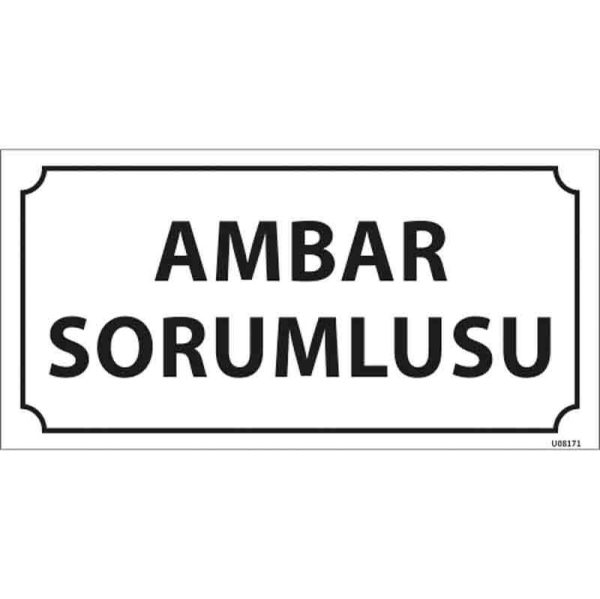 Ambar Sorumlusu Kapı İsimliği