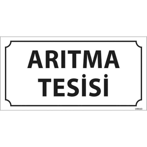 Arıtma Tesisi Kapı İsimliği