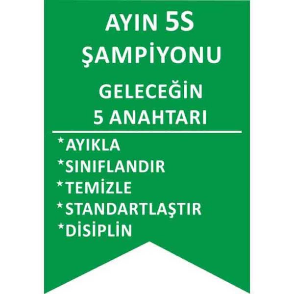 Ayın 5S Şampiyonu Flaması