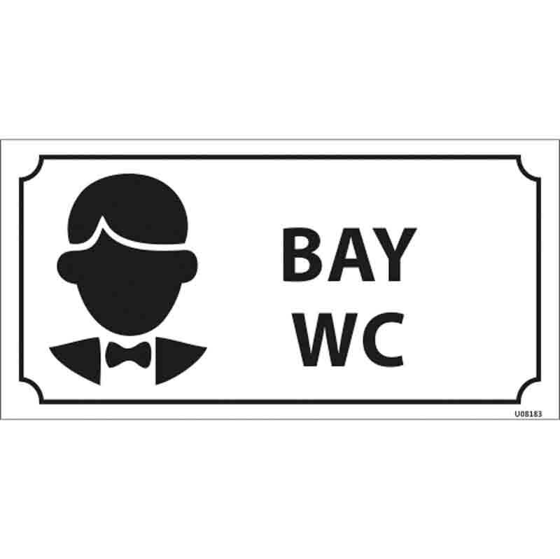 Bay WC Kapı İsimliği