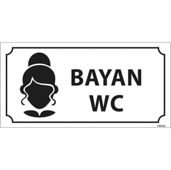 Bayan WC Kapı İsimliği
