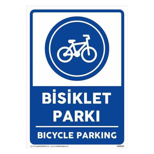 Bisiklet Parkı Uyarı Levhası U10113