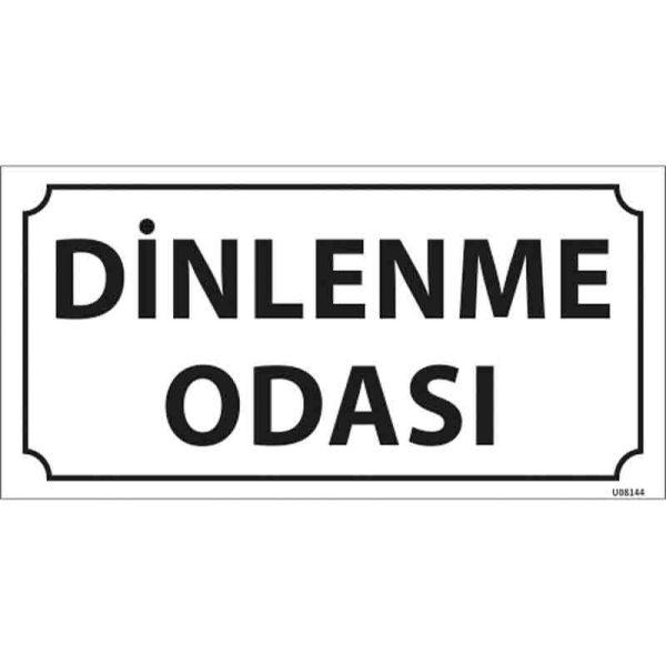 Dinlenme Odası Kapı İsimliği