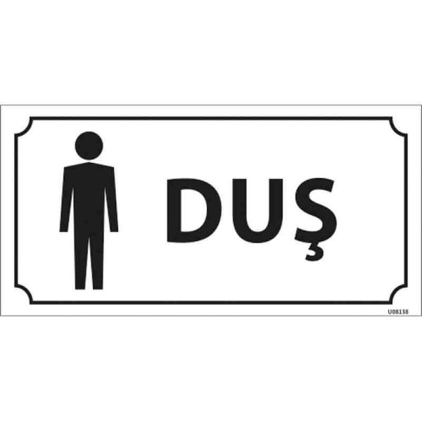 Erkek Duş Kapı İsimliği