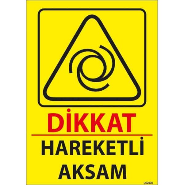 Hareketli Aksam Uyarı Levhası