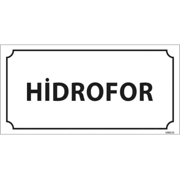 Hidrofor Kapı İsimliği