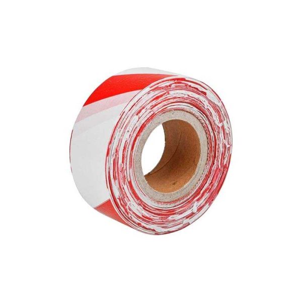 İkaz Emniyet Şeridi 60 mm x 250 m Kırmızı Beyaz