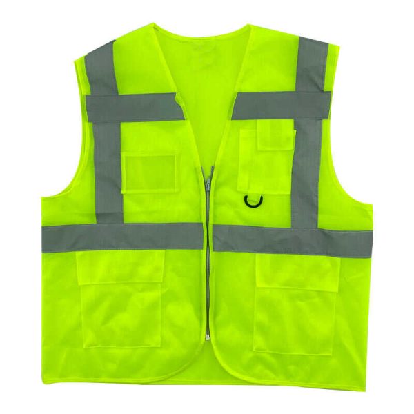 İş Güvenliği İkaz Yeleği Mühendis Tipi XL Sarı