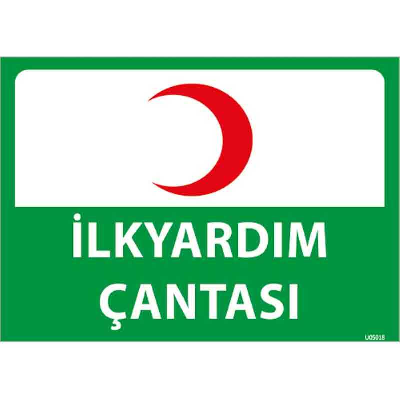 İlk Yardım Çantası Uyarı Levhası