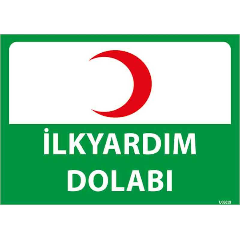 İlk Yardım Dolabı Uyarı Levhası