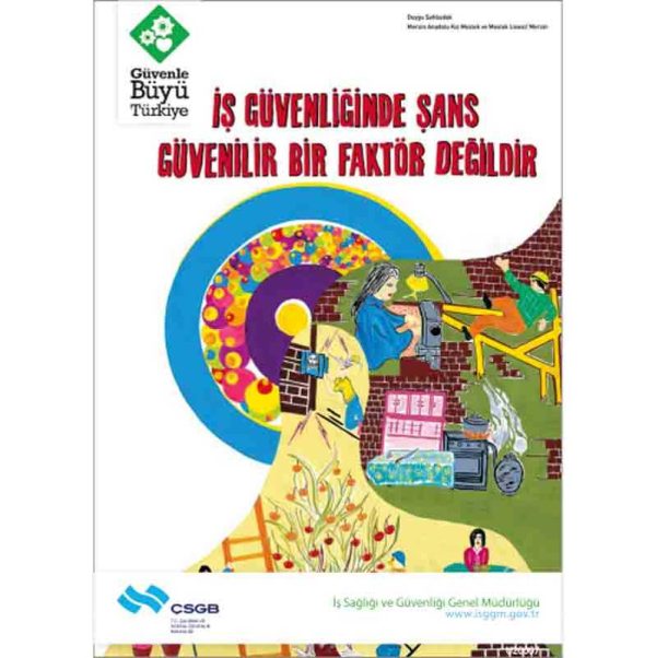 İş Güvenliği Afişi - İş Güvenliğinde Şans Güvenilir Bir Faktör Değildir