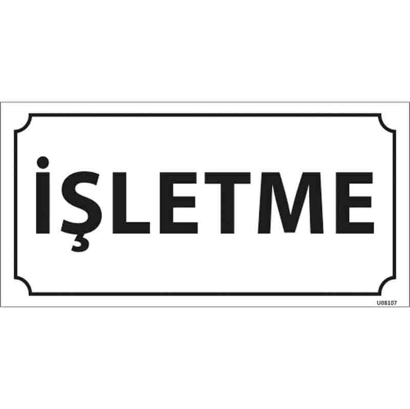İşletme Kapı İsimliği