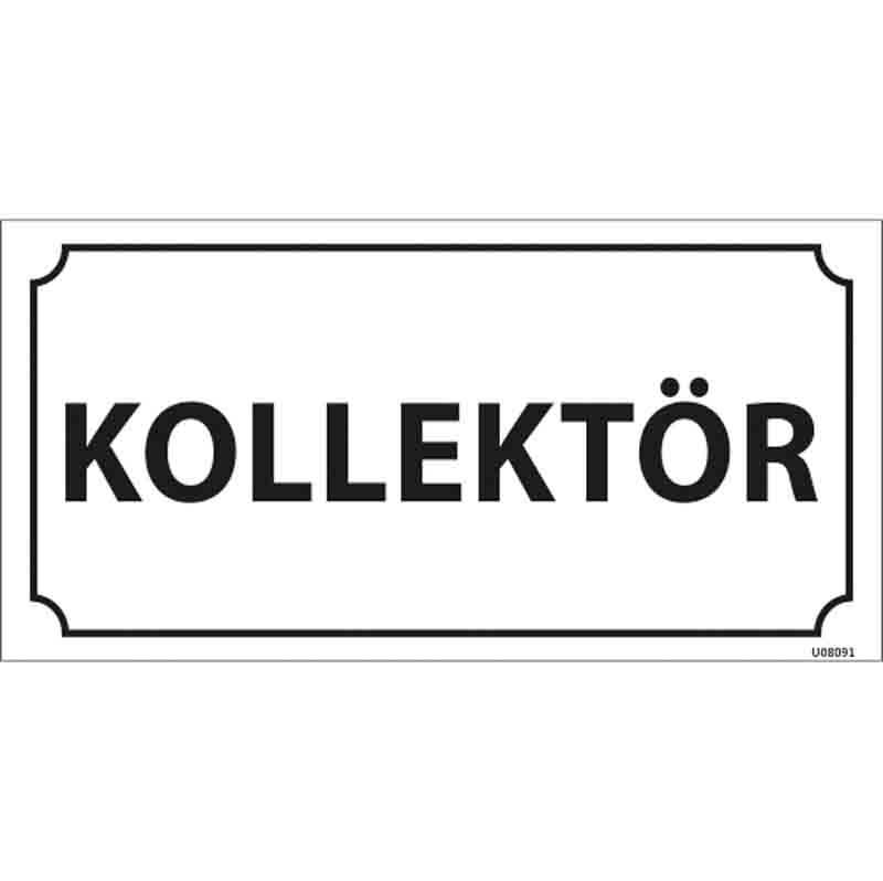 Kollektör Kapı İsimliği