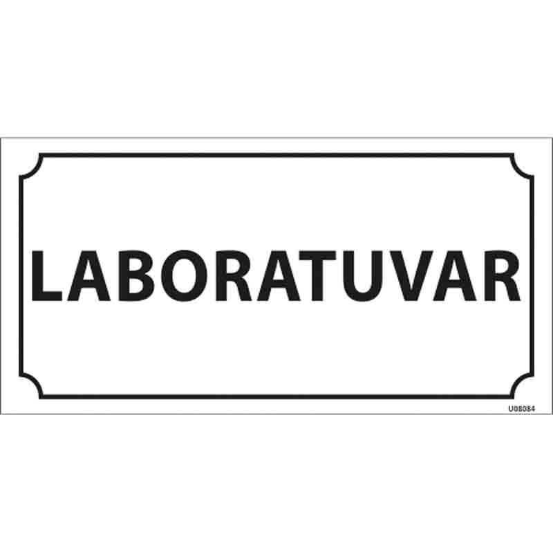 Laboratuvar Kapı İsimliği