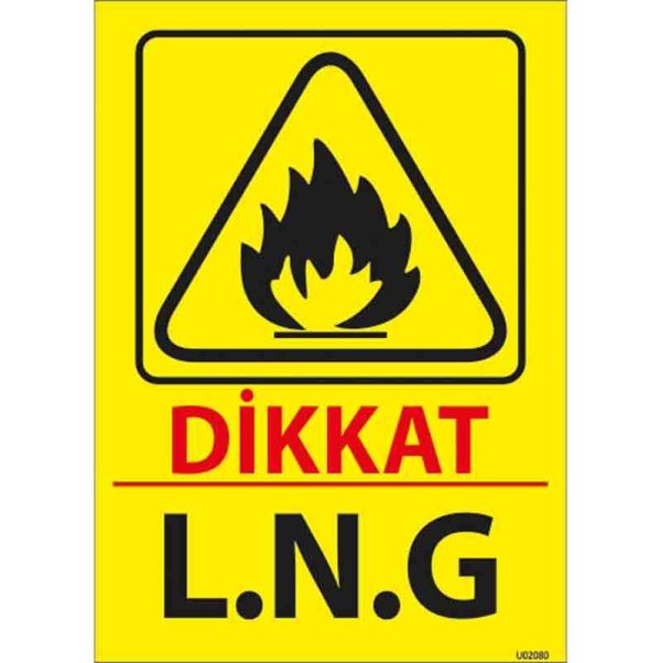 Lng Uyarı Levhası