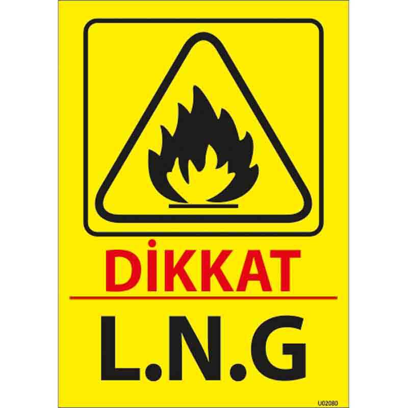 Lng Uyarı Levhası