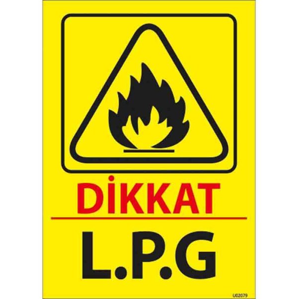 Lpg Uyarı Levhası