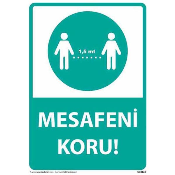 Mesafeni Koru Uyarı Levhası U10128