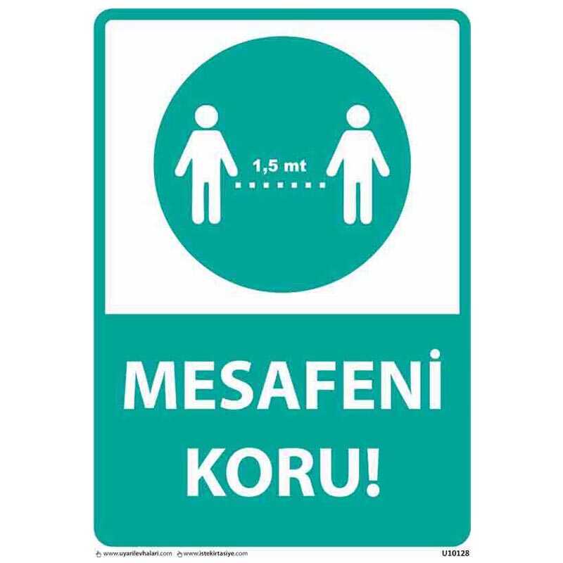 Mesafeni Koru Uyarı Levhası U10128