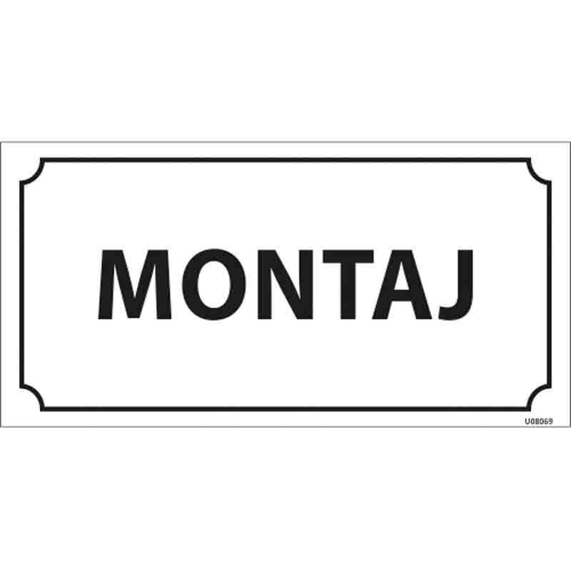Montaj Kapı İsimliği