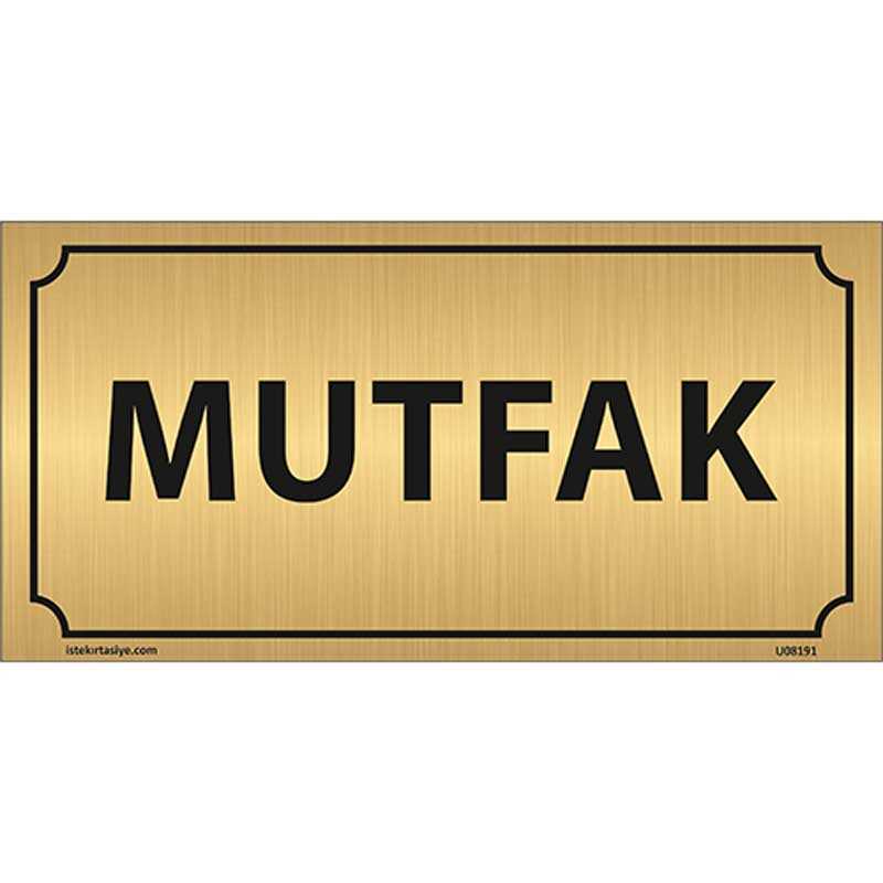 Mutfak Kapı İsimliği