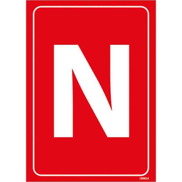 N Harfi Depolama Levhası