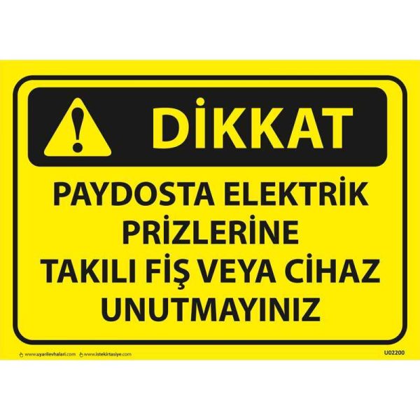 Paydosta Prize Takılı Fiş veya Cihaz Unutmayınız