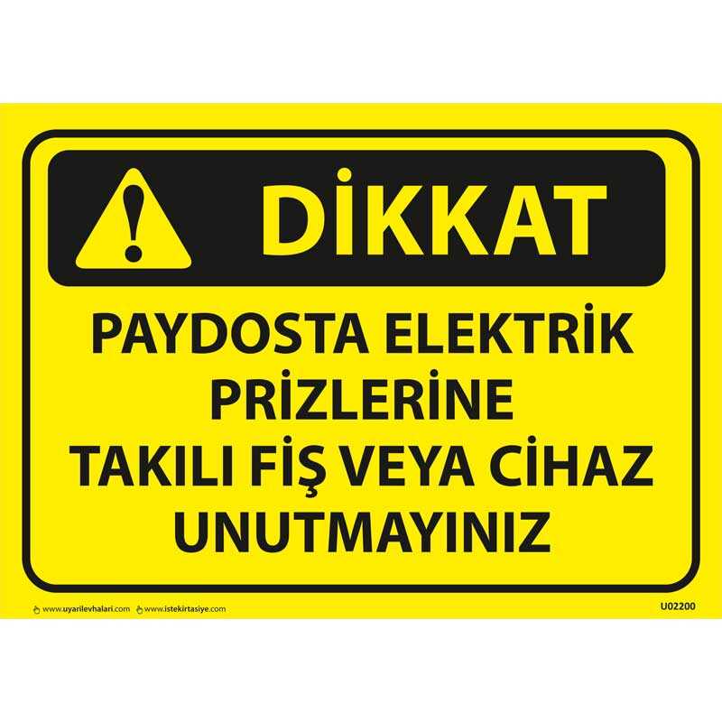 Paydosta Prize Takılı Fiş veya Cihaz Unutmayınız