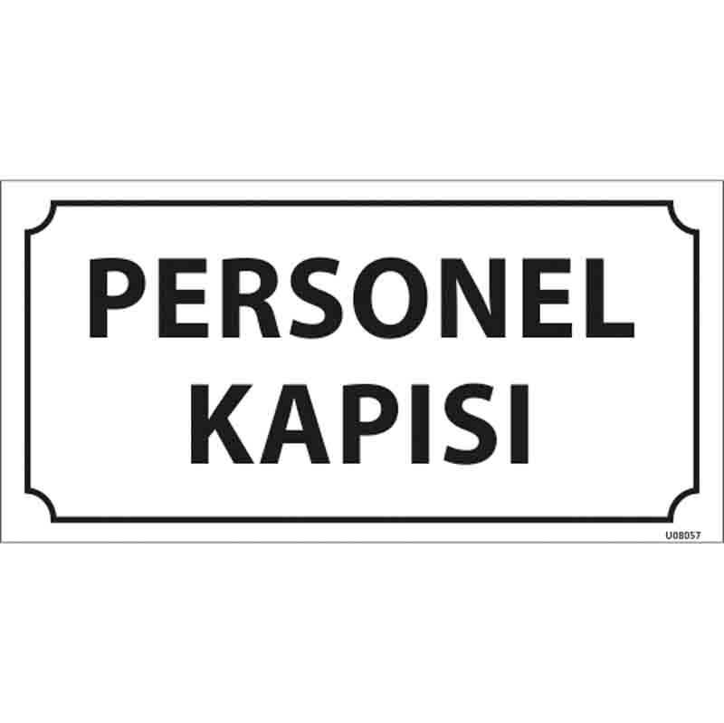 Personel Kapısı Kapı İsimliği