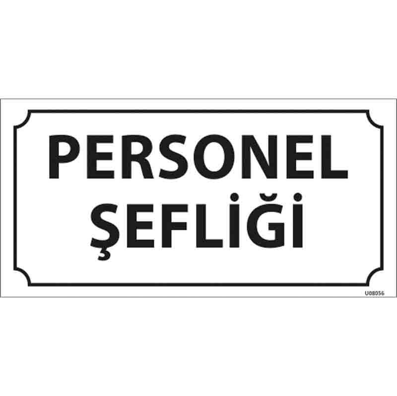 Personel Şefliği Kapı İsimliği