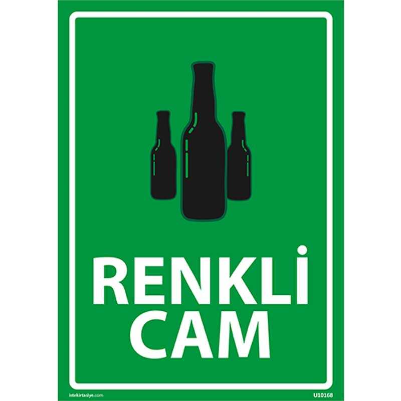 Renkli Cam Uyarı Levhası