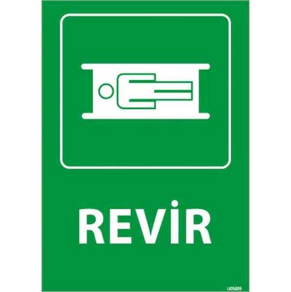 Revir Uyarı Levhası
