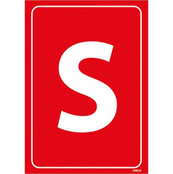 S Harfi Depolama Levhası
