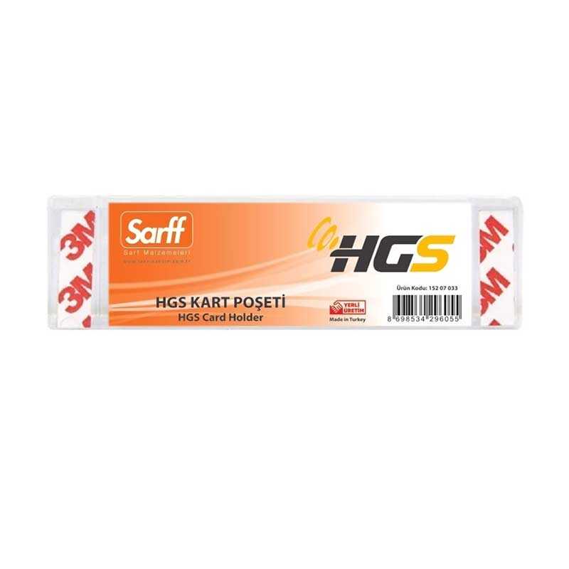 Sarff Hgs Etiket Kart Kabı Şeffaf 40 x 120 mm