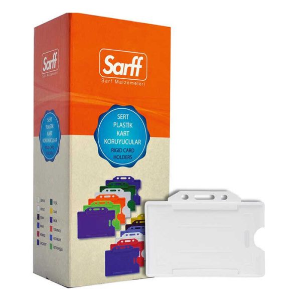 Sarff Kart Muhafaza Kabı Yatay Beyaz 15323011