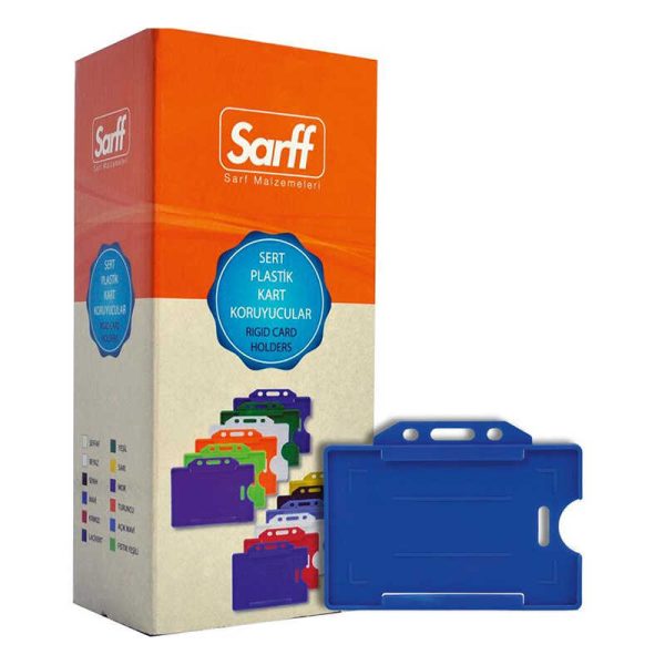 Sarff Kart Muhafaza Kabı Yatay Mavi 15323013