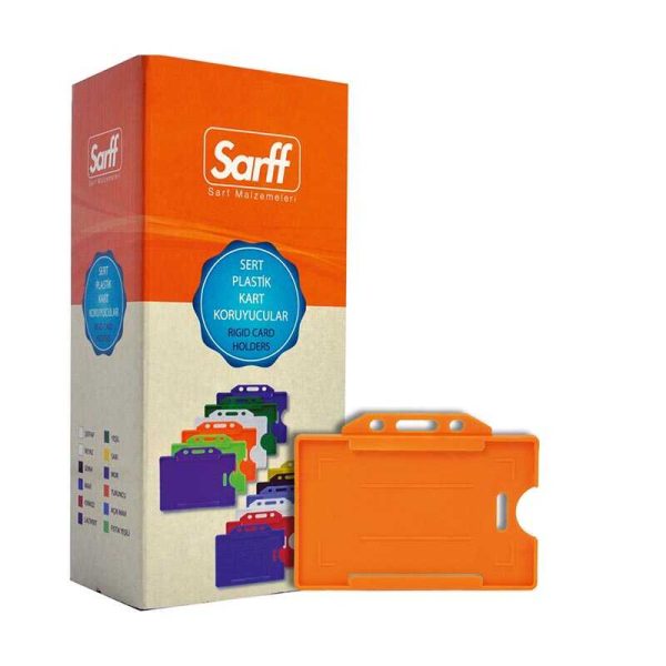 Sarff Kart Muhafaza Kabı Yatay Turuncu 15323019