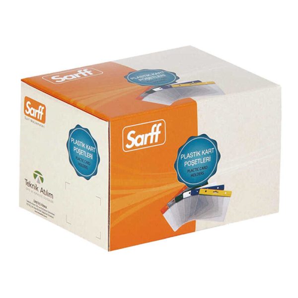 Sarff Kart Poşeti Yatay 75 x 95 mm Beyaz