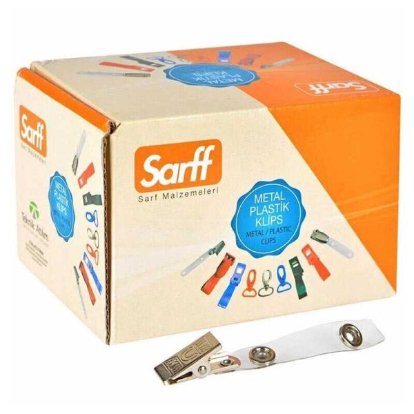 Sarff Metal Klips Maşalı Lüks Şeffaf 15311001