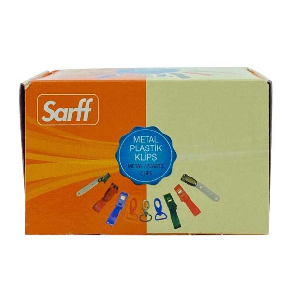 Sarff İğneli Metal Klips Yapışkanlı