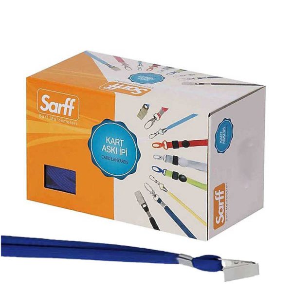 Sarff Yaka Kartı İpi Metal Klips Lacivert 15311205